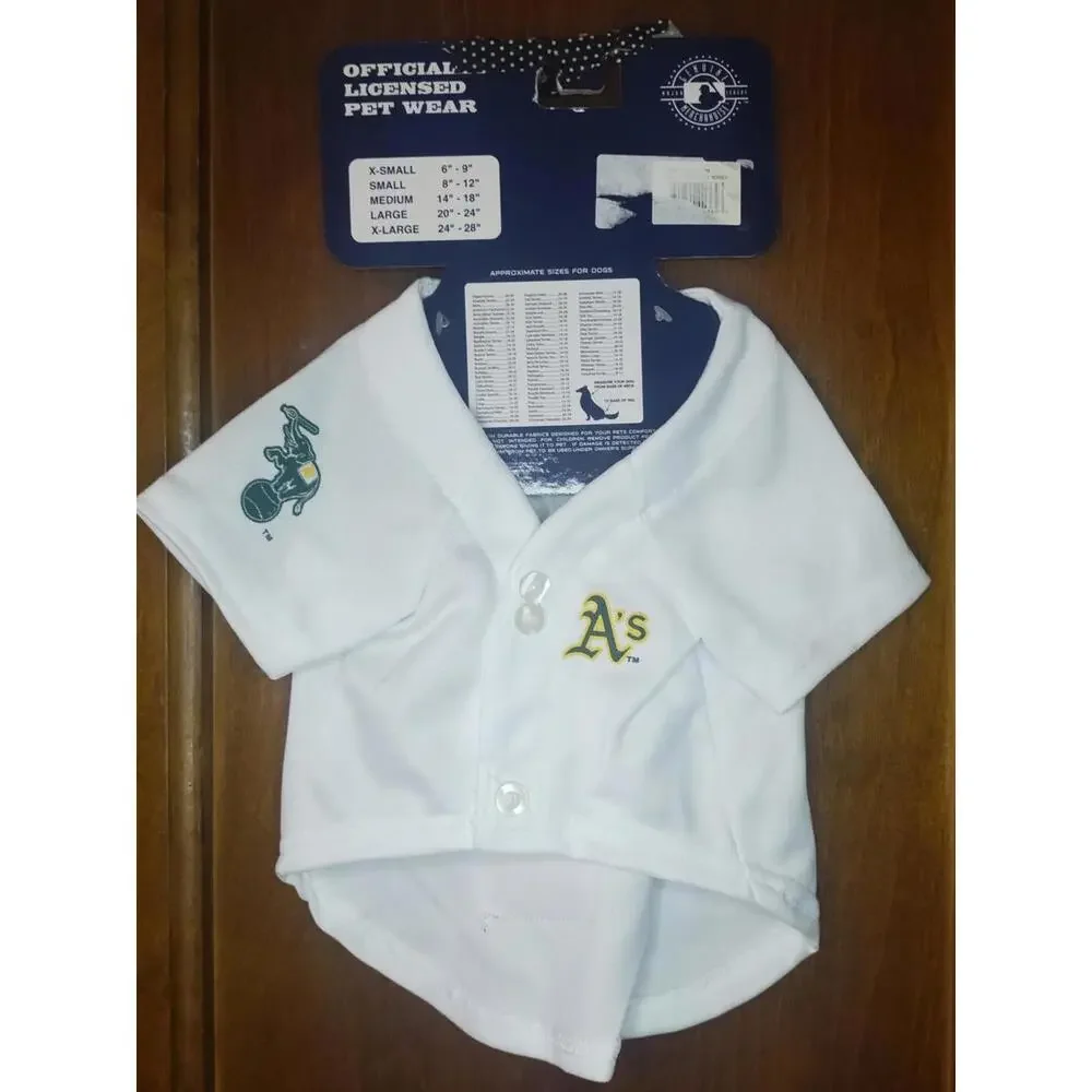 Oakland A's‎ dog team jersey size small